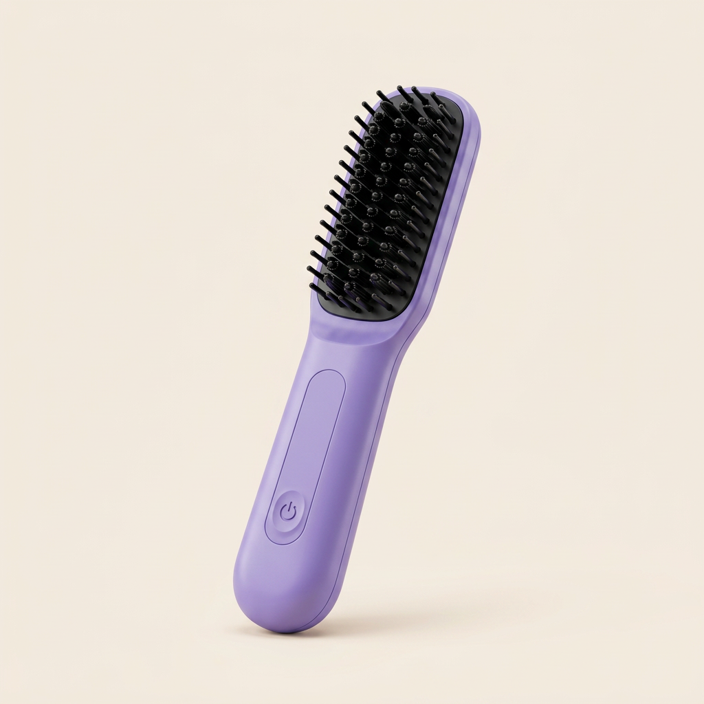 Brosse lissante sans fil rechargeable – Écran LED